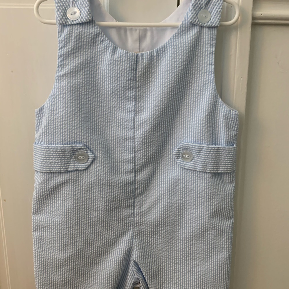 Beaufort Bonnet Blue Seersucker Jon Jon